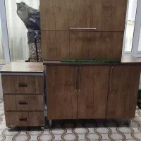 کابینت دست ساز تمیز بدون ایرادبدنه محکم فلزهستش