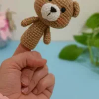 عروسک انگشتی دست بافت