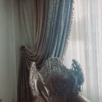 یک جفت شال پذیرایی|پرده، رانر، رومیزی|تهران, خزانه|دیوار