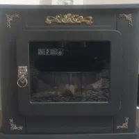 بخاری گازی شومینه ای جدید در حد نو مال امسال