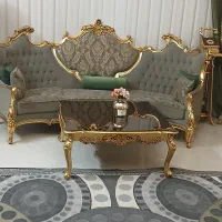 یک سرویس مبلمان در حد نو شیک وسالم|مبلمان خانگی و میز عسلی|مشهد, امیریه|دیوار