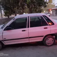 ماشین پراید سفید