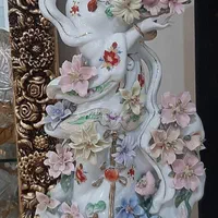 مجسمه چینی دختر گلریز وارداتی ۶۰سانتی|مجسمه، تندیس، ماکت|تهران, امام حسین|دیوار