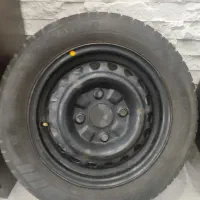 یه جفت لاستیک پراید بارز با رینگ