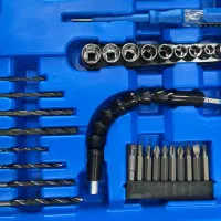 دریل شارژی همراه ابزار ۴۰ پارچه قیمت مناسب|ابزارآلات|رشت, آب و برق|دیوار