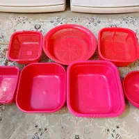 ۷تکه سبد آبکش و لگن