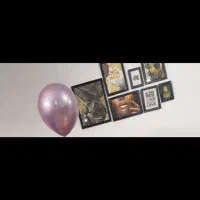 تابلو مینیمال چندتیکه  به همراه تابلو چراغدار