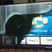 تلوزیون ۴۳ دوو پنل شکسته طبق تصویر گذاشته شده