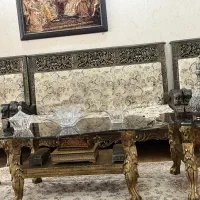 مبل چوبی سلطنتی کله شیر و ویترین