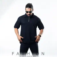 تیشرت مردانه یقه دار نیم زیپ|لباس|کرج, شهرک بنفشه|دیوار