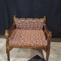 صندلی چوبی با تشک (نو)|صندلی و نیمکت|تفت, |دیوار