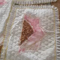 روتختی سنتی عروس وداماد|رختخواب، بالش، پتو|رامیان, |دیوار