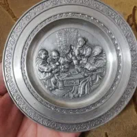 بشقاب نقره قلم زیبا