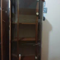 کمد چوبی با۶ قفسه|کتابخانه، شلف، قفسههای دیواری|مشهد, چهارچشمه|دیوار