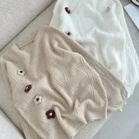 پلیور بافت طرح گل بافت