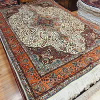 جفت قالی ۶متری دستباف کرم پیازی آذرشهر|فرش|تهران, اکباتان|دیوار