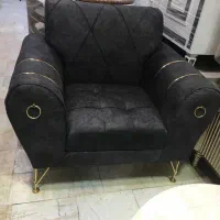 مبل ۷ نفره پایه چوب و فلز راحتی ۰۰۱۳۴