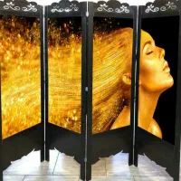 پاراوان طرح دار /کد p94 پارتیشن محمودزاده