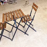 میز2نفره چوبی ومیزنهارخوری4نفره