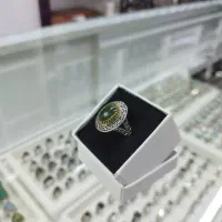 انگشتر نقره یشم مردانه