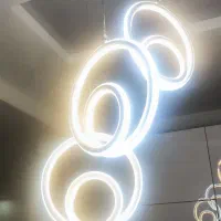 لوستر ال ای دی کنترل دار - چند رنگ