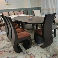 میز نهار خوری ۸نفره با نیمک در شهریار