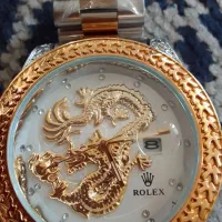 ساعت دراگون نقره ای ضد اب