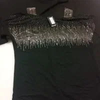 لباس نگین سنگ دوزی شده|لباس|رشت, منظریه|دیوار