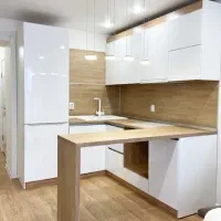 کابینت سفید طوسی ام دی اف کد ۳۰۰۵|مصالح و تجهیزات ساختمان|رشت, حافظ آباد|دیوار