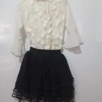 بلوز دامن شیک مناسب ۹تا ۱۱سال