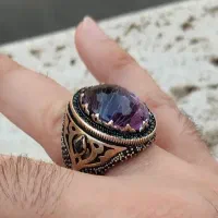 انگشتر جواهری نقره|جواهرات|تبریز, |دیوار