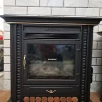 بخاری مدل شومینه کاملا سالم و تمیز