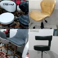 صندلی زیره چرخشی و اپن جک بلند سالم درحد نو