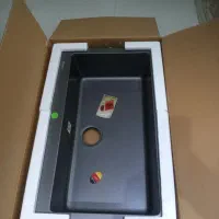 سینک ظرفشویی گرانیتی تک لگنه کاملا نو