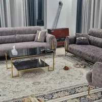 مبل و نیز ناهار خوری در حد نو کلا یکسال کارکرده|مبلمان خانگی و میز عسلی|اصفهان, گلستان|دیوار