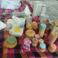 لوازم شمع سازی رنگ پارافین