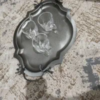 سینی چای خوری|ظروف سرو و پذیرایی|مشهد, هنرور|دیوار