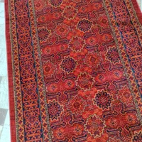 شهرموکت*کناره فرش فانتزی طرح بلوچ|گلیم، جاجیم، گبه|قم, امامزاده ابراهیم|دیوار