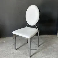 صندلی تالار  سفید سیلور