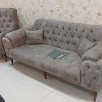 مبل راحتی مدل چستر نما چوبی (اقساطی)|مبلمان خانگی و میز عسلی|قم, مهر آباد|دیوار