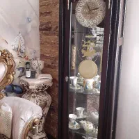 ساعت بوفه دار چوبی