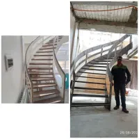 پله گرد فلزی پله پیچ پله معلق پله باکس پله صاف|خدمات پیشه و مهارت|هشتگرد, طاووسیه|دیوار