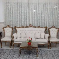 مبل سلطنتی استیل چوب راش نو نو حد جهیزیه