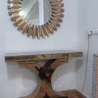 آینه کنسول جدید و زیبا|بوفه، ویترین، کنسول|مسجد سلیمان, |دیوار