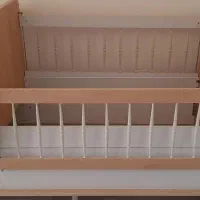 تخت کودک و نوجوان به همراه تشک|تخت و سرویس خواب|شیراز, شهرک گلستان شمالی|دیوار