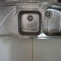 سینک دوقلو   و هود در حد نو