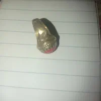 انگشتر نسبتا قدیمی با نگین مرجان اصل|جواهرات|ایلام, |دیوار