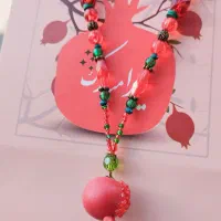 گردنبند یلدایی انار