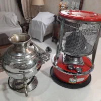 فوجیکا درحدنونو سماوربرقی دسته نقره قدیمی