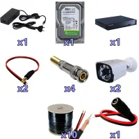 پکیج دوربین مداربسته 2 مگاپیکسل/1078|دوربین مداربسته|شیراز, میانرود|دیوار